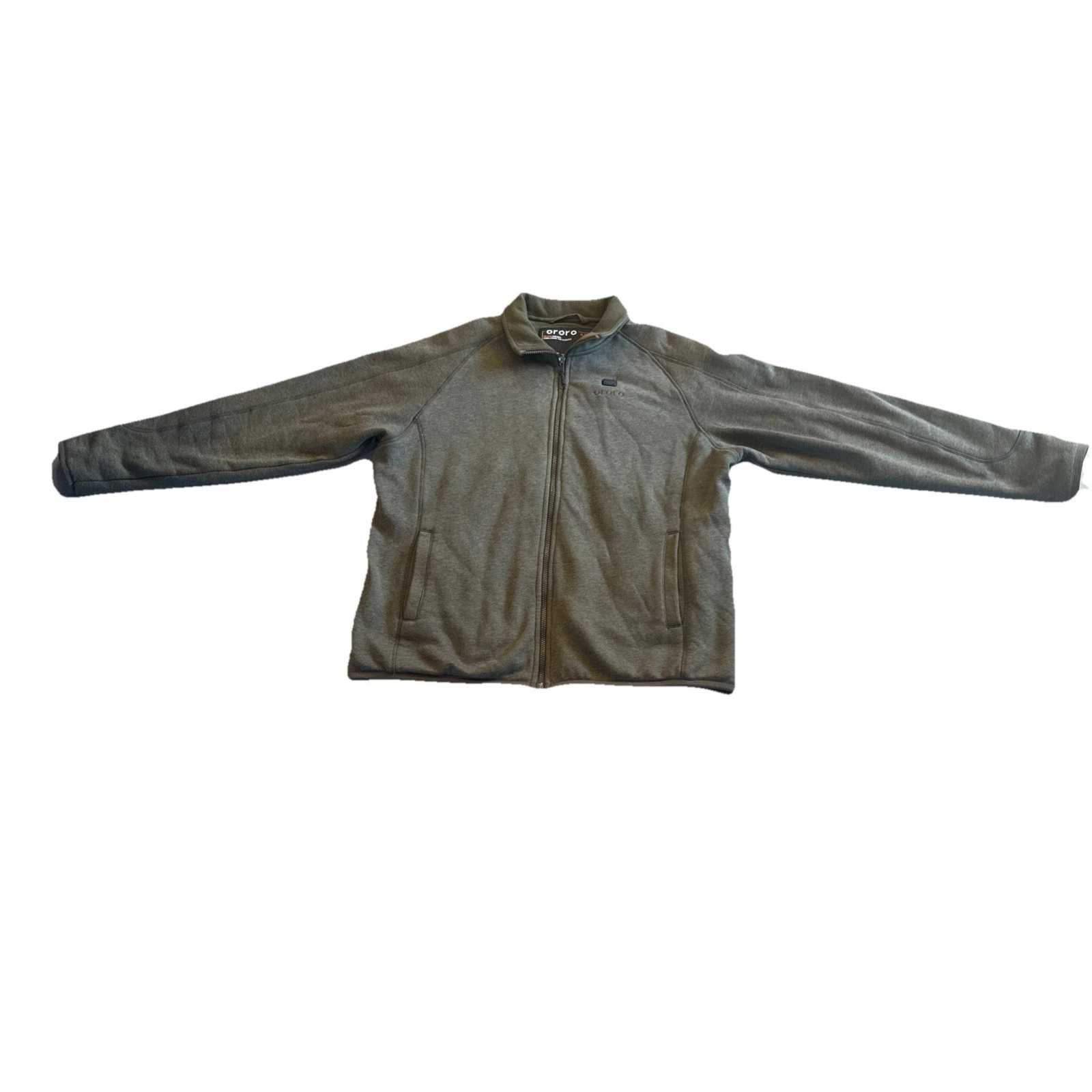 Men’s Ororo Heated Jacket Green Large No Battery