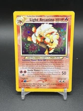Pokemon TCG Light Arcanine Neo Destiny Holo Rare WOTC 12/105 LP
