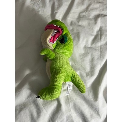 The Petting Zoo Green Dinosaur Plush Stuffed Animal Textured Scaly T-Rex Toy