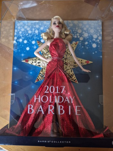 2017 Blonde Holiday Barbie Doll Barbie Collector.