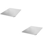 2 stücke 20x17x0.25cm Spiel Spielen Mauspad Anti Matte Aluminiumlegierung