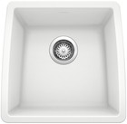 Blanco 440081 Performa 17-1/2" Undermount Single Basin SILGRANIT - White