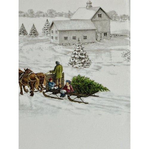 Impresora Papel Vacaciones Navidad Escena Victoriana Carta 8 1/2" x 11" 50 páginas - Imagen 2 de 5