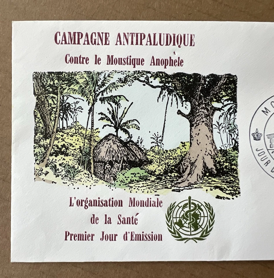 Monaco 1962 Anti-Malaria FDC WHO “Campagne Antipaludique” Tropical Cachet - Image 2 of 4
