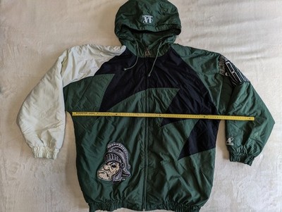 Michigan State Spartans MSU Vintage 90er Logo Athletic Stadion Jacke Size:L NCAA