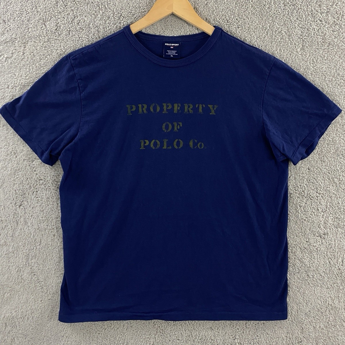 Polo Sport Ralph Lauren Y2K Vintage T-Shirt Mens XL Cotton