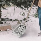 Snow Stainless Steel Scoop Shoveling Tools Efficient Pusher
