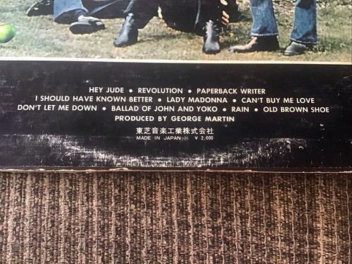THE BEATLES HEY JUDE 1970 APPLE JAPAN PRINT VINTAGE VINYL 10TRX - Picture 8 of 24