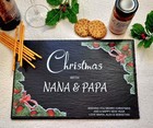 Personalised Christmas Cheese Board Custom Made Slate Cheeseboard Christmas Gift