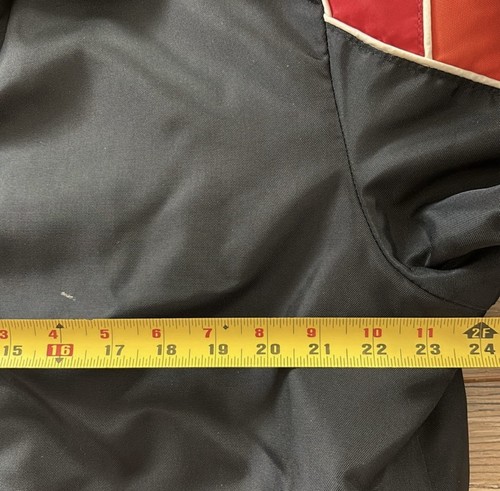 Vintage 70s John Deere Snowmobile Jacket Coat Mens Large* Color Stripe Black 80s - Picture 5 of 9