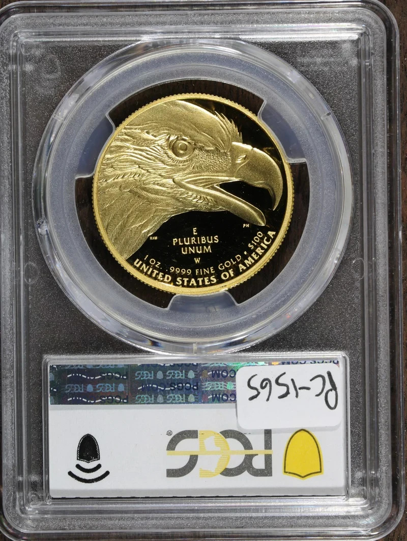 2021-W (PR70) 1 oz High Relief Proof Gold American Liberty $100 PCGS - Bronco