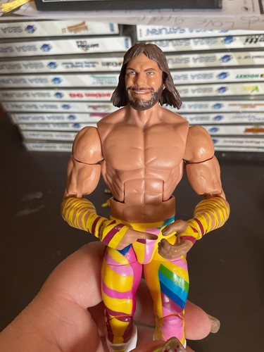WWE Mattel Macho Man Randy Savage Elite Wrestlemania Hollywood Wrestling Figur - Bild 5 von 9