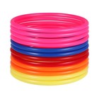  24 Pcs Plastic Toss Rings Toys Throwing Games Kids Outdoor Supplies