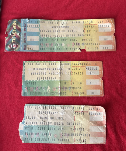 Sumpertramp Memorabilia Fotoalbum von ihrer Tour & Tickets 1979 - Bild 3 von 23