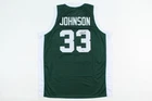 Magic Johnson Autographed College Style Signed Basketball Jersey Beckett COA