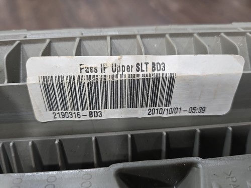 09-12 RAM 1500 2500 3500 Passenger Upper Glovebox Glove Box Door COMPLETE Grey - Picture 5 of 8