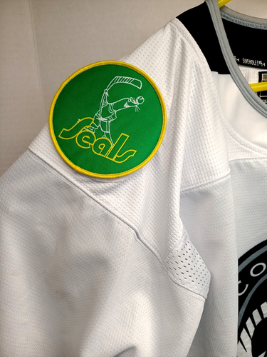 5ivehole Fivehole Columbus Chill Hockey Trikot weiß schwarz Herren Größe LG EUC - Bild 3 von 6