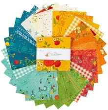 First Blooms Riley Blake 5" Stacker 42 100% Cotton Precut Quilt Squares