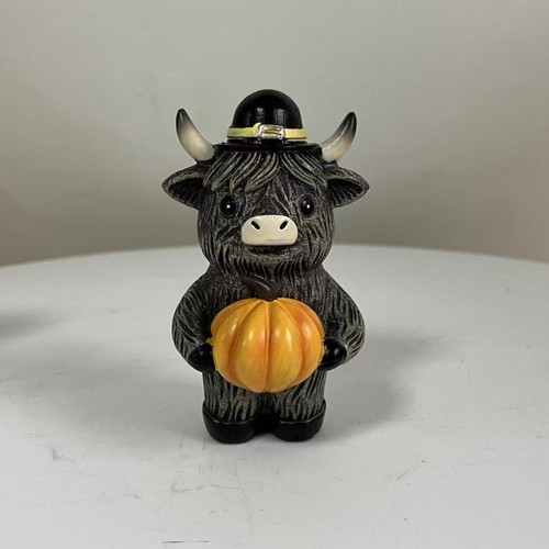2pcs Cute Cow Statue Resin Animal Figurine Sculpture Table - Picture 11 of 12