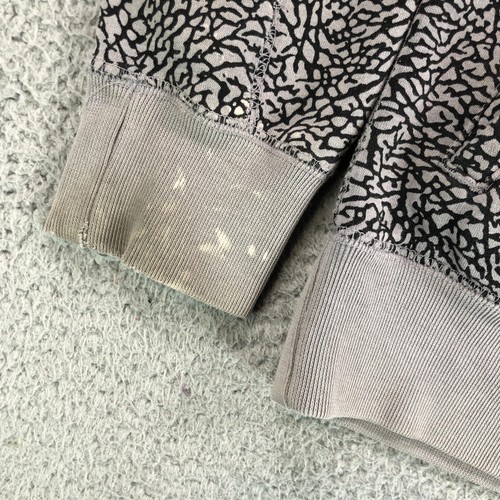 Sudadera con Capucha Jordan Estampado Elefante Para Hombre Grande Gris Cremallera Completa Rojo Jumpman 584059-025 - Imagen 3 de 13