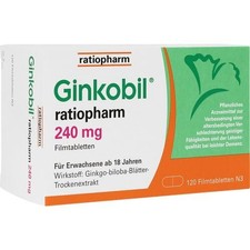GINKOBIL-ratiopharm 240 mg Filmtabletten 120 St. PZN 08864415