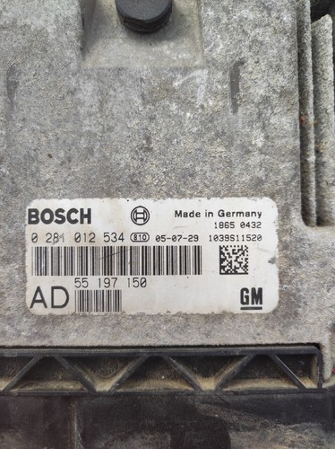 Bosch ECU 0281012534 55197150 Opel Vectra - Picture 2 of 4