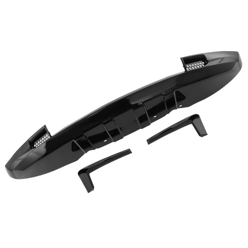 Front Bumper Lip Chin Spoiler Splitters Diffuser For Defender 2020-2024 Black - Picture 12 of 15