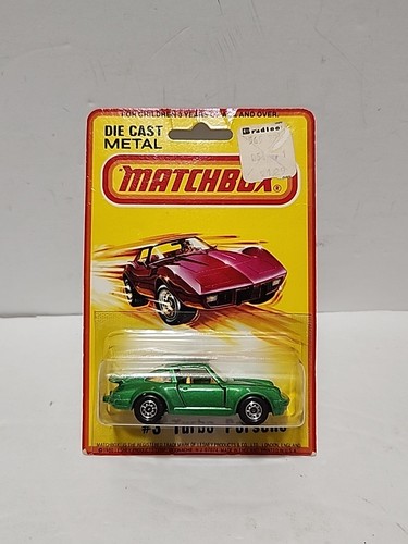 Matchbox #3 Turbo Porsche 1980 Diecast New & Sealed in Original Package - Picture 2 of 16