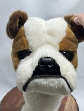 Daphne Driver Head Cover Plush Pup Brown English Bulldog Golf Headcover Dog