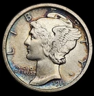1918 Mercury Dime XF Free USA Shipping 10c Silver
