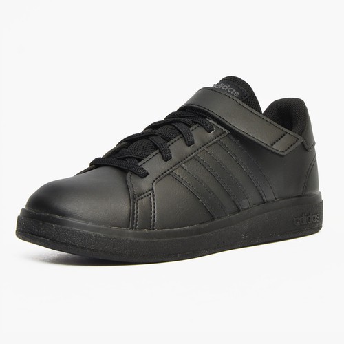 Adidas Grand Court 2.0 EL Junior Kids Casual Fashion Sneakers Trainers Black - Picture 2 of 5