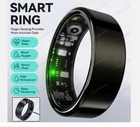 R09 Smart Ring Men Women Health Tracker Heart Rate SpO2 5ATM Waterproof UK Stock