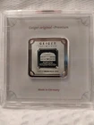 Geiger 1 oz silver Bar in Plastic Case With Assay. 999 Silver