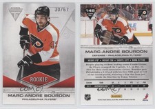 2011 Panini Titanium Draft Position Number /67 Marc-Andre Bourdon #148 Rookie RC
