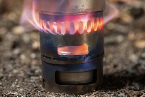 Evernew Titanium Ti Mug Pot 500 / Alcohol Stove / DX Stand
