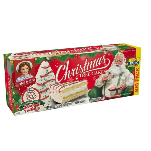 Little Debbie Big Pack Weihnachtsbaumkuchen 17,97 oz 6 Snackkuchen (3er Pack) - Bild 2 von 7