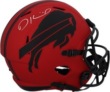 Dalton Kincaid Buffalo Bills Autographed Riddell Rave Speed Replica Helmet