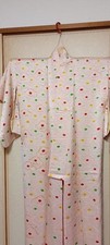 Kimono Pure silk pink shibori fine pattern