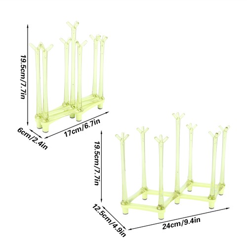 Retractable Cup Drying Rack Drinking Glass Water Mug Goblet Holder Organizer - Picture 3 of 12
