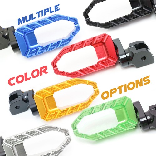 Laser 1.5 inch Lower Blue Front Large Foot Pegs For Tuono V4 R APRC 12-19 20 21 - Picture 9 of 9