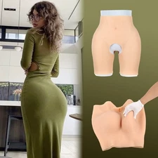Silicone Butt Lifter Pants for Women Invisible Hip Enhancer with Open Crotchotch