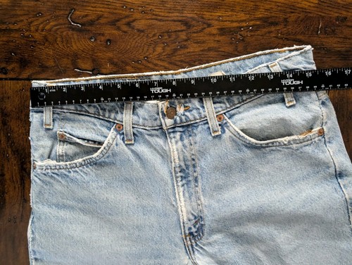 Vtg 90s Levi's 550 Orange Tab Relaxed Jeans W33 L30 Light Wash Skater - Picture 11 of 13