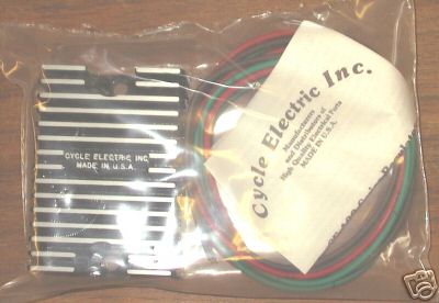 6 volt REGULATOR Panhead 2 Brush Generator CYCLE ELECTRIC 101 USA - Picture 1 of 1