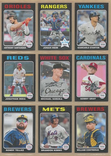 2024 TOPPS HERITAGE BLACK BORDER PARALLEL - PICK ANY YOU WANT FROM THE LIST - Bild 10 von 39