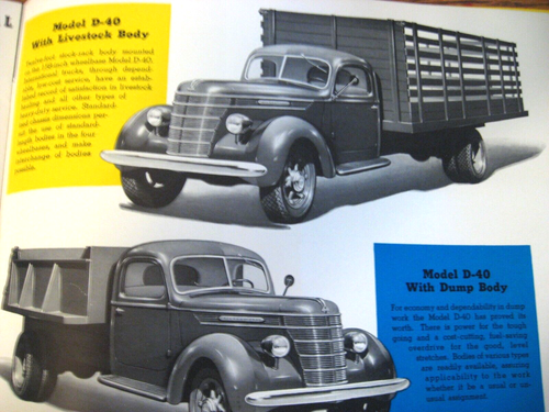 1940 International Harvester D-40 DS-40 Truck Brochure Xlnt 24 pgs - Picture 12 of 13