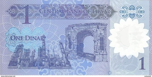 LIBYA 1 DINAR 2019 P-85 UNC - Picture 2 of 2