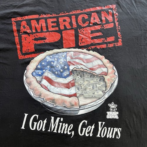 Vintage PRO USA AMERICAN PIE Y2K Hip Hop Rap T-Shirt Halloween Festival 3XL - Bild 2 von 8
