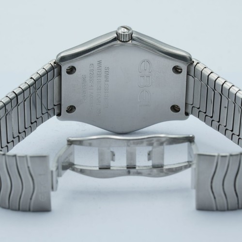 Ebel Classic Wave Men's Watch 9255F41 Quartz 41MM Steel E242 Nice Condition - Picture 9 of 9
