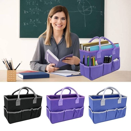 Large Capacity Craft Storage Tote Bag with Multiple Pockets Shopping Bag