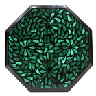 15" Marble Table Top Malachite Inlay pietradura Handicraft Work Home Decor